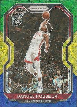 2020-21 Panini Prizm - Choice Blue, Yellow and Green Prizms #80 Danuel House Jr. Front