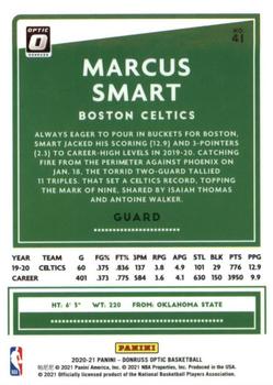 2020-21 Donruss Optic #41 Marcus Smart Back