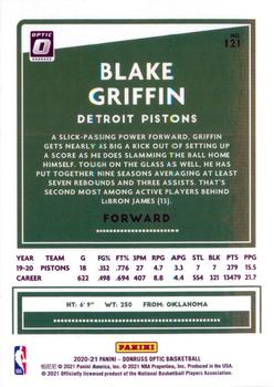 2020-21 Donruss Optic #121 Blake Griffin Back