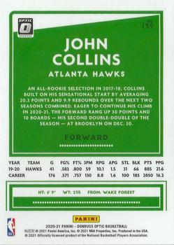2020-21 Donruss Optic #139 John Collins Back