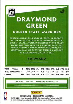 2020-21 Donruss Optic #149 Draymond Green Back