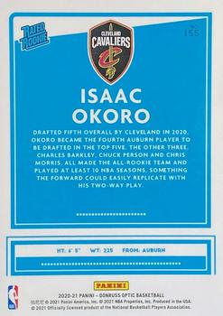 2020-21 Donruss Optic #155 Isaac Okoro Back