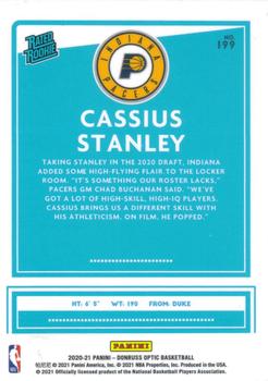 2020-21 Donruss Optic #199 Cassius Stanley Back