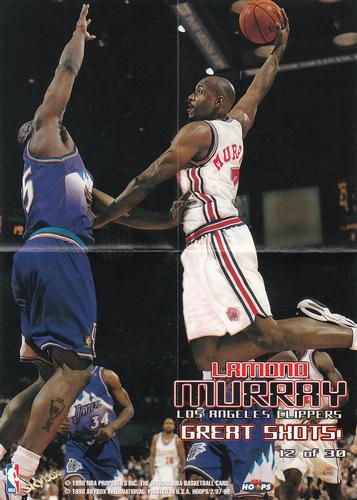 1997-98 Hoops - Great Shots! #12 Lamond Murray Front