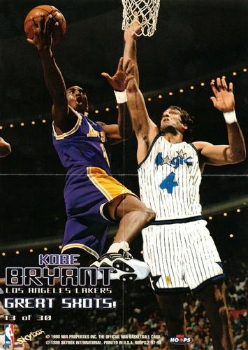 1997-98 Hoops - Great Shots! #13 Kobe Bryant Front