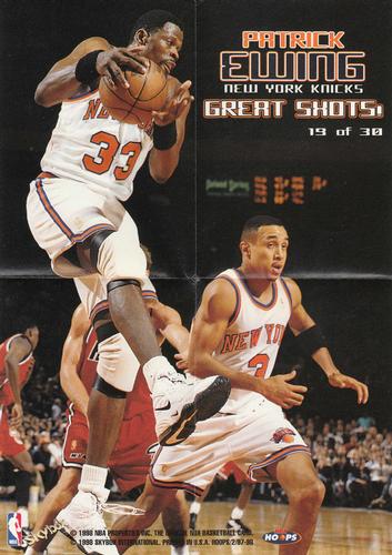 1997-98 Hoops - Great Shots! #19 Patrick Ewing Front