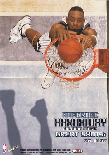 1997-98 Hoops - Great Shots! #20 Anfernee Hardaway Front