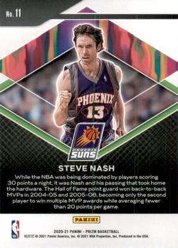 2020-21 Panini Prizm - Fearless #11 Steve Nash Back