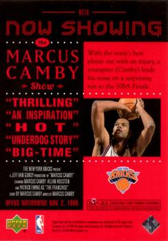 1999-00 Upper Deck - Now Showing #NS18 Marcus Camby Back
