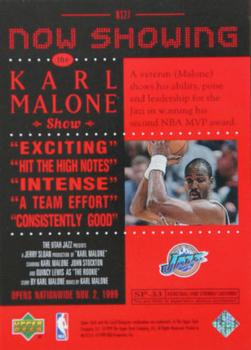 1999-00 Upper Deck - Now Showing #NS27 Karl Malone Back