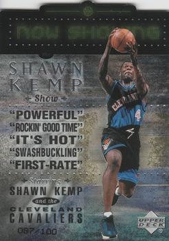 1999-00 Upper Deck - Now Showing Level 1 (Quantum Silver) #NS5 Shawn Kemp Front