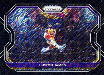 2020-21 Panini Prizm - Black Shimmer Prizms #1 LeBron James Front