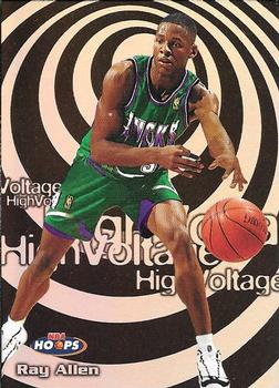1997-98 Hoops - High Voltage #3HV Ray Allen Front