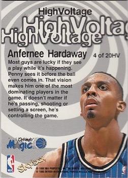 1997-98 Hoops - High Voltage #4HV Anfernee Hardaway Back