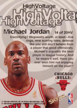 1997-98 Hoops - High Voltage #14HV Michael Jordan Back