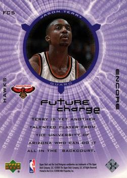 1999-00 Upper Deck Encore - Future Charge #FC5 Jason Terry Back