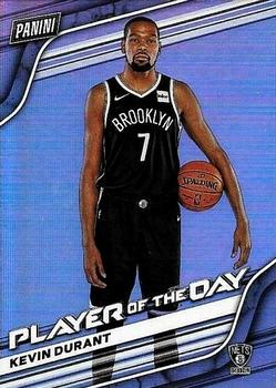 2020-21 Panini Player of the Day - Rainbow #4 Kevin Durant Front