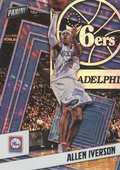 2020-21 Panini Player of the Day - Rainbow #87 Allen Iverson Front