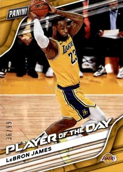 2020-21 Panini Player of the Day - Tango #1 LeBron James Front