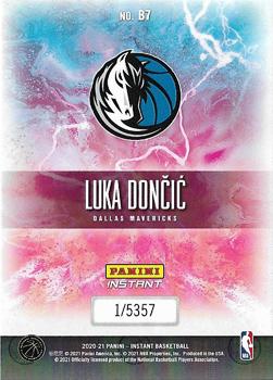2020-21 Panini Instant NBA Breakaway #B7 Luka Doncic Back