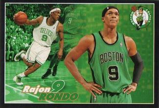 2009-10 Panini NBA Stickers (Argentina) #4 Rajon Rondo Front