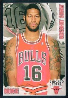 2009-10 Panini NBA Stickers (Argentina) #60 James Johnson Front