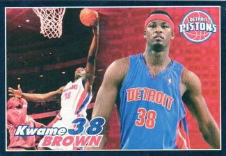 2009-10 Panini NBA Stickers (Argentina) #86 Kwame Brown Front