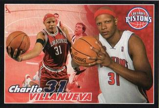 2009-10 Panini NBA Stickers (Argentina) #87 Charlie Villanueva Front
