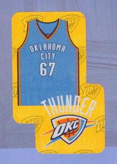 2009-10 Panini NBA Stickers (Argentina) #226 Oklahoma City Thunder Logo Front