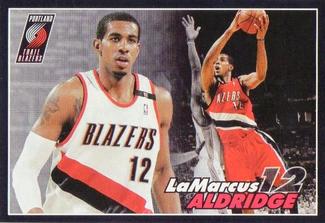 2009-10 Panini NBA Stickers (Argentina) #239 LaMarcus Aldridge Front