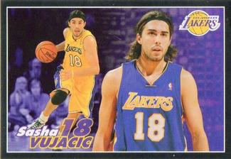 2009-10 Panini NBA Stickers (Argentina) #289 Sasha Vujacic Front