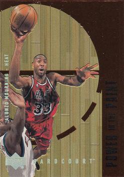 1999-00 Upper Deck Hardcourt - Power in the Paint #P10 Alonzo Mourning Front