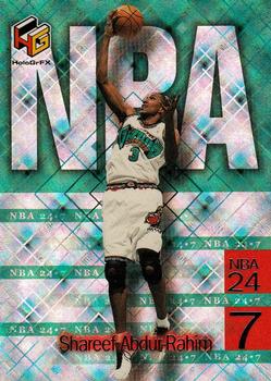 1999-00 Upper Deck HoloGrFX - NBA 24-7 #N6 Shareef Abdur-Rahim Front