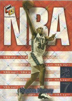1999-00 Upper Deck HoloGrFX - NBA 24-7 #N11 Stephon Marbury Front