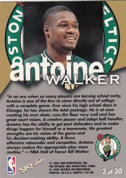 1997-98 Hoops - Talkin' Hoops #2 Antoine Walker Back