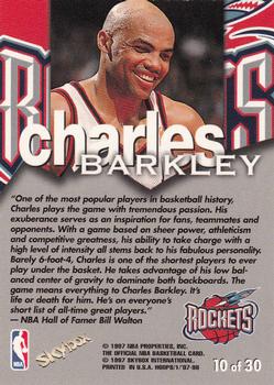 1997-98 Hoops - Talkin' Hoops #10 Charles Barkley Back