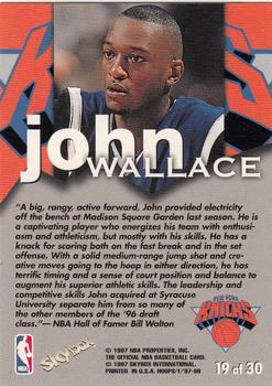 1997-98 Hoops - Talkin' Hoops #19 John Wallace Back