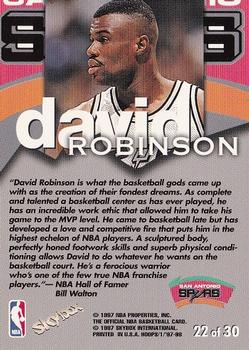 1997-98 Hoops - Talkin' Hoops #22 David Robinson Back
