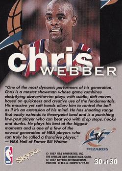 1997-98 Hoops - Talkin' Hoops #30 Chris Webber Back