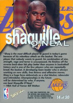1997-98 Hoops - Talkin' Hoops #14 Shaquille O'Neal Back