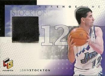 1999-00 Upper Deck HoloGrFX - NBA Shoetime #JS-S John Stockton Front