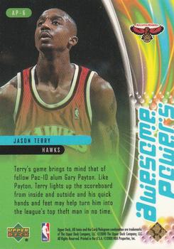 1999-00 Upper Deck Ionix - Awesome Powers #AP6 Jason Terry Back