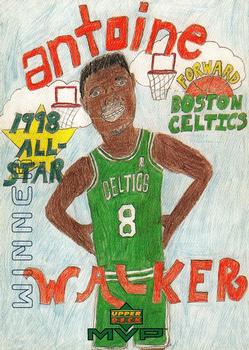 1999-00 Upper Deck MVP - Draw Your Own Trading Card Winner #W13 Antoine Walker Front