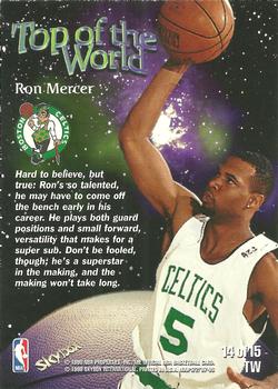 1997-98 Hoops - Top of the World #14TW Ron Mercer Back