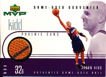 1999-00 Upper Deck MVP - Game-Used Souvenir #JK-S Jason Kidd Front