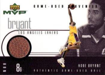 1999-00 Upper Deck MVP - Game-Used Souvenir #KB-S Kobe Bryant Front
