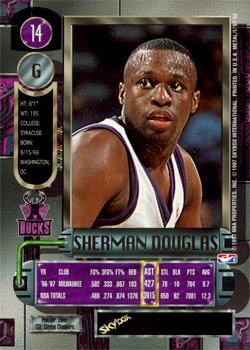 1997-98 Metal Universe #14 Sherman Douglas Back