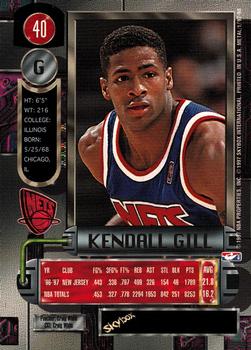 1997-98 Metal Universe #40 Kendall Gill Back