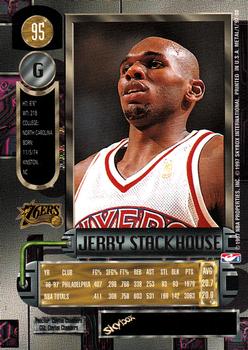 1997-98 Metal Universe #95 Jerry Stackhouse Back