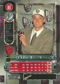 1997-98 Metal Universe #80 Keith Van Horn Back